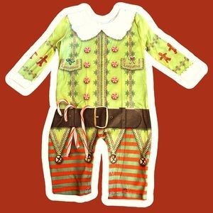 Whimsical Christmas Bodysuit (6M)